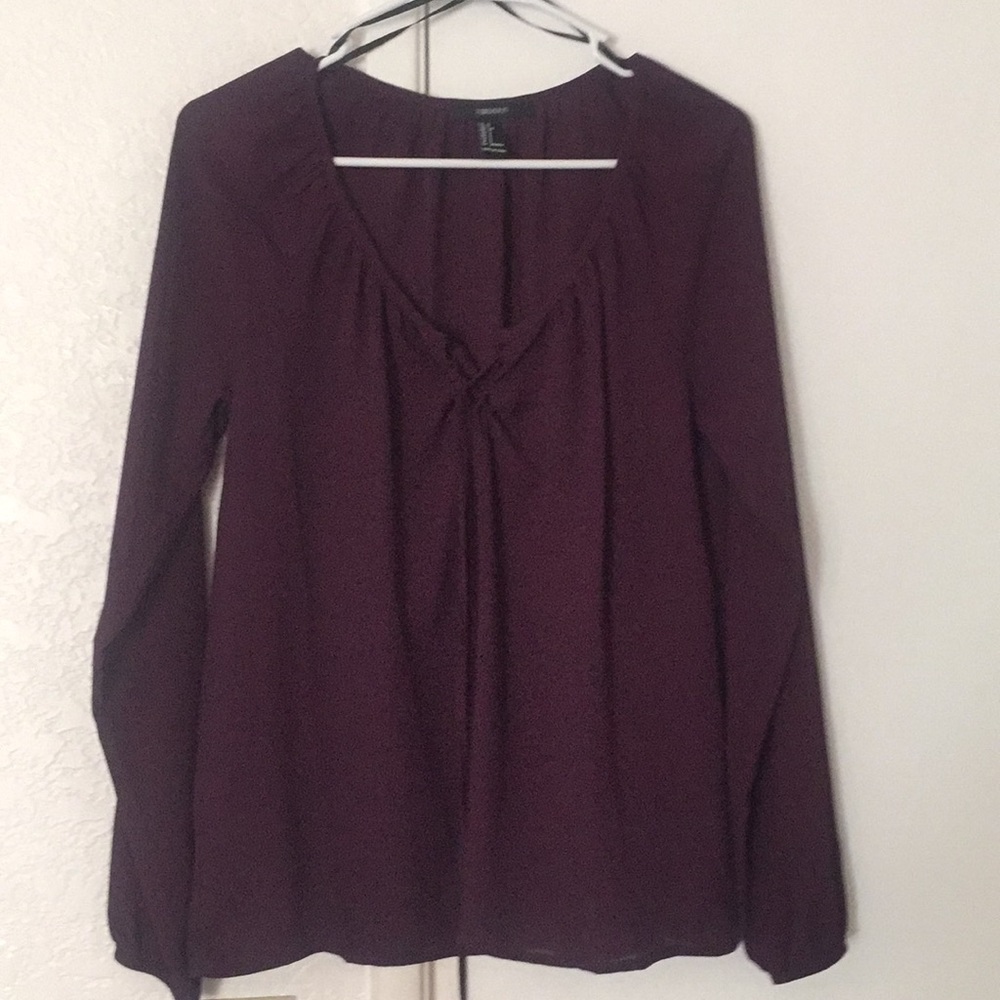 Maroon top!